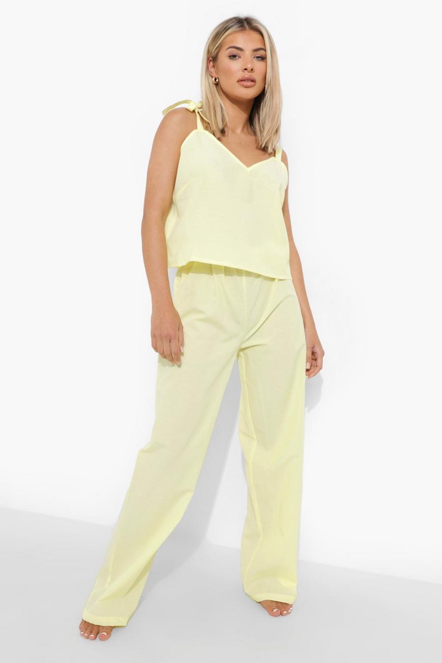 Lemon Light Weight Mix and Match Cotton Pj Trouser image number 1