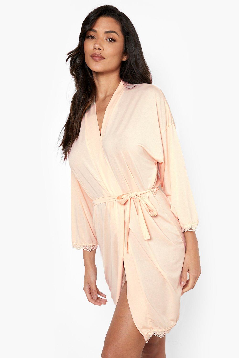 boohoo dressing gown bride