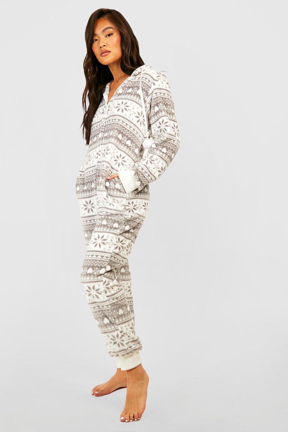 Christmas best sale fleece onesie