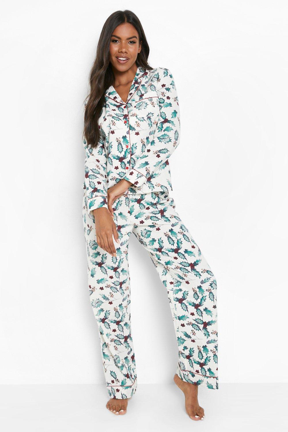 Mix And Match Holly Print Pj Pants