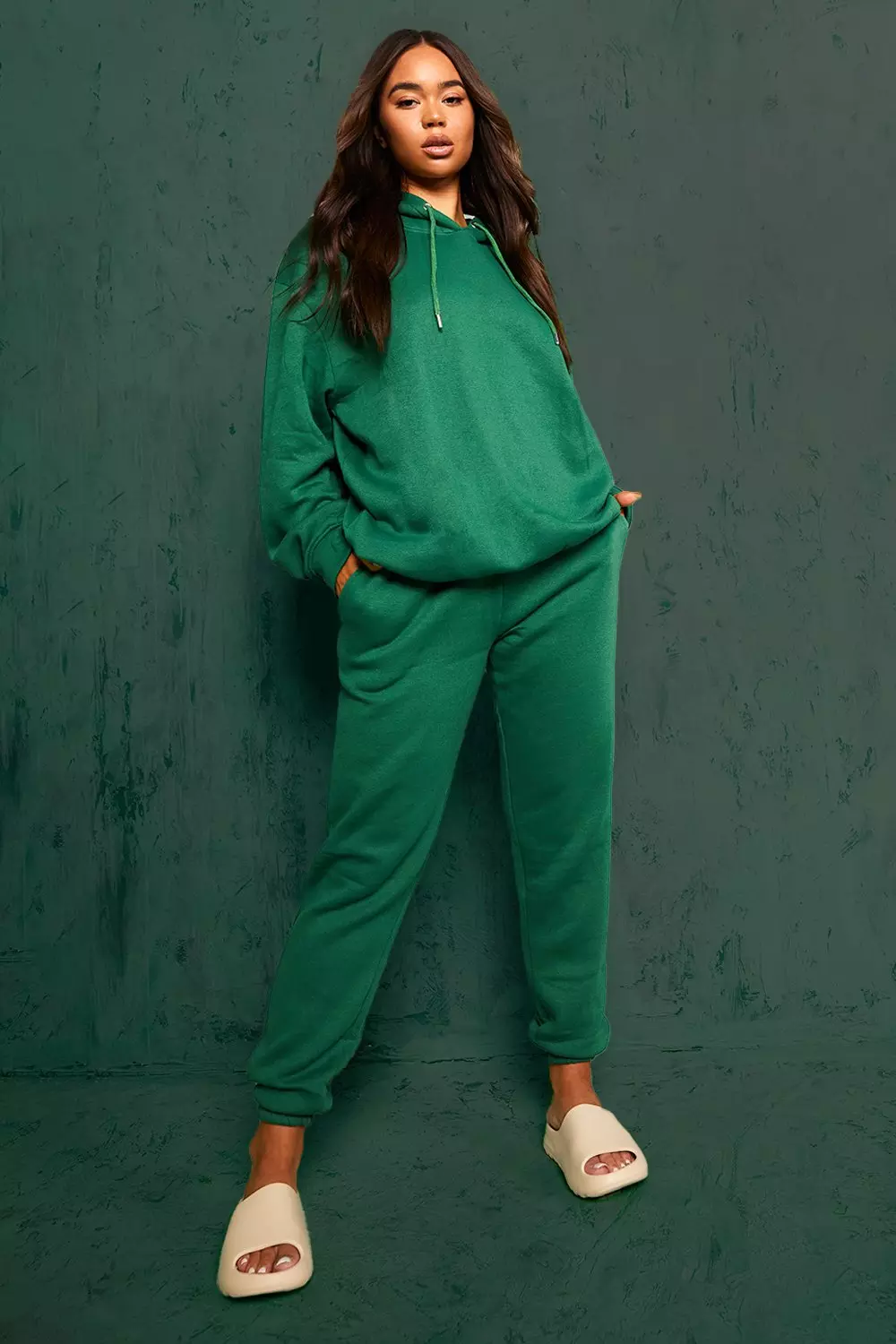 Green jogger set sale