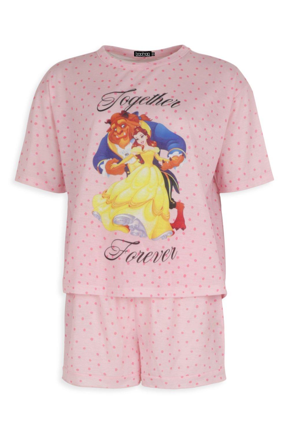 Disney beauty and the beast pyjamas womens hot sale