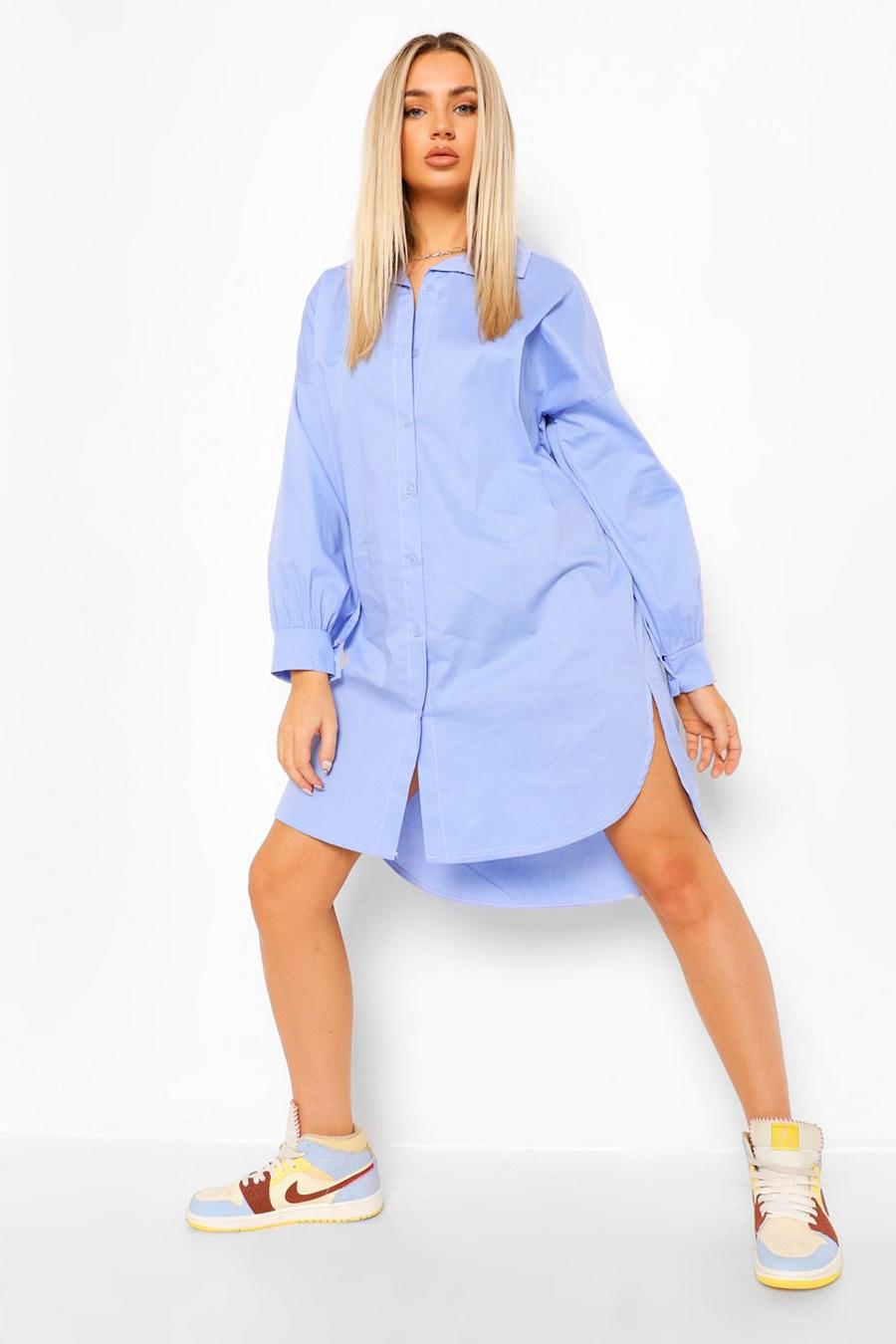 Blue Oversized Shirt image number 1