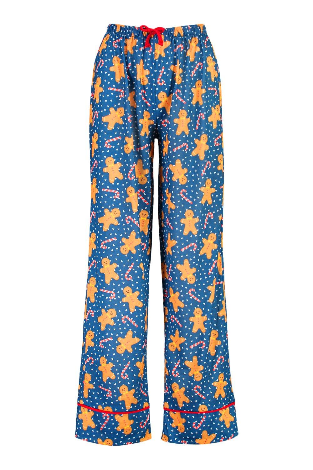 Slumber Party Womens Christmas Gingerbread Pajama Bottoms