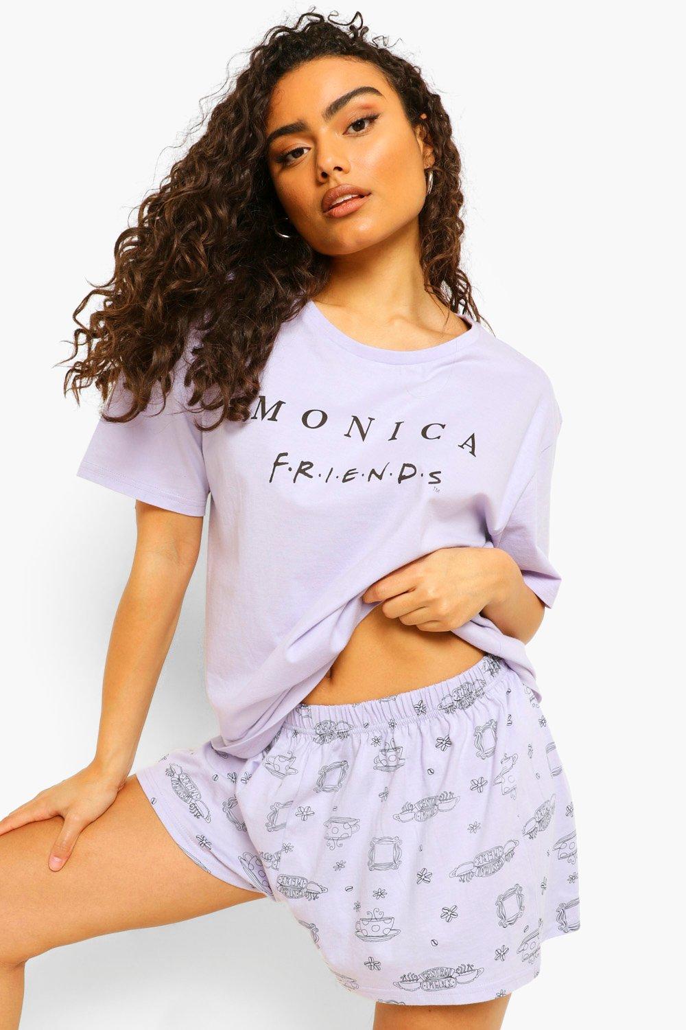 Friends License Monica PJ Short Set boohoo