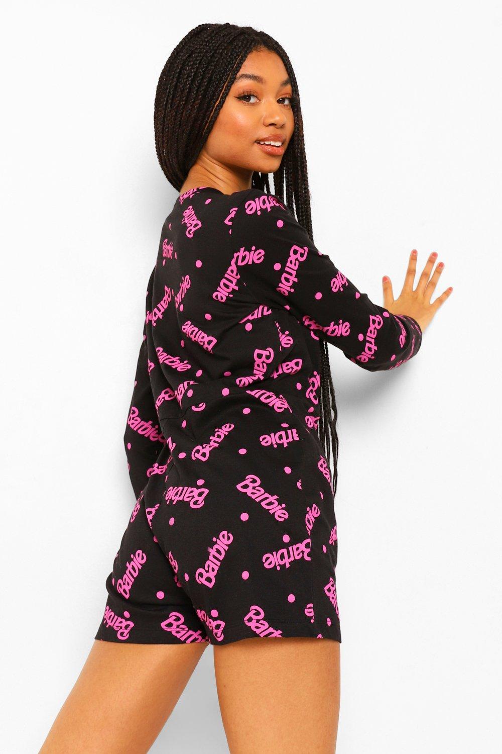 Barbie discount romper pajamas