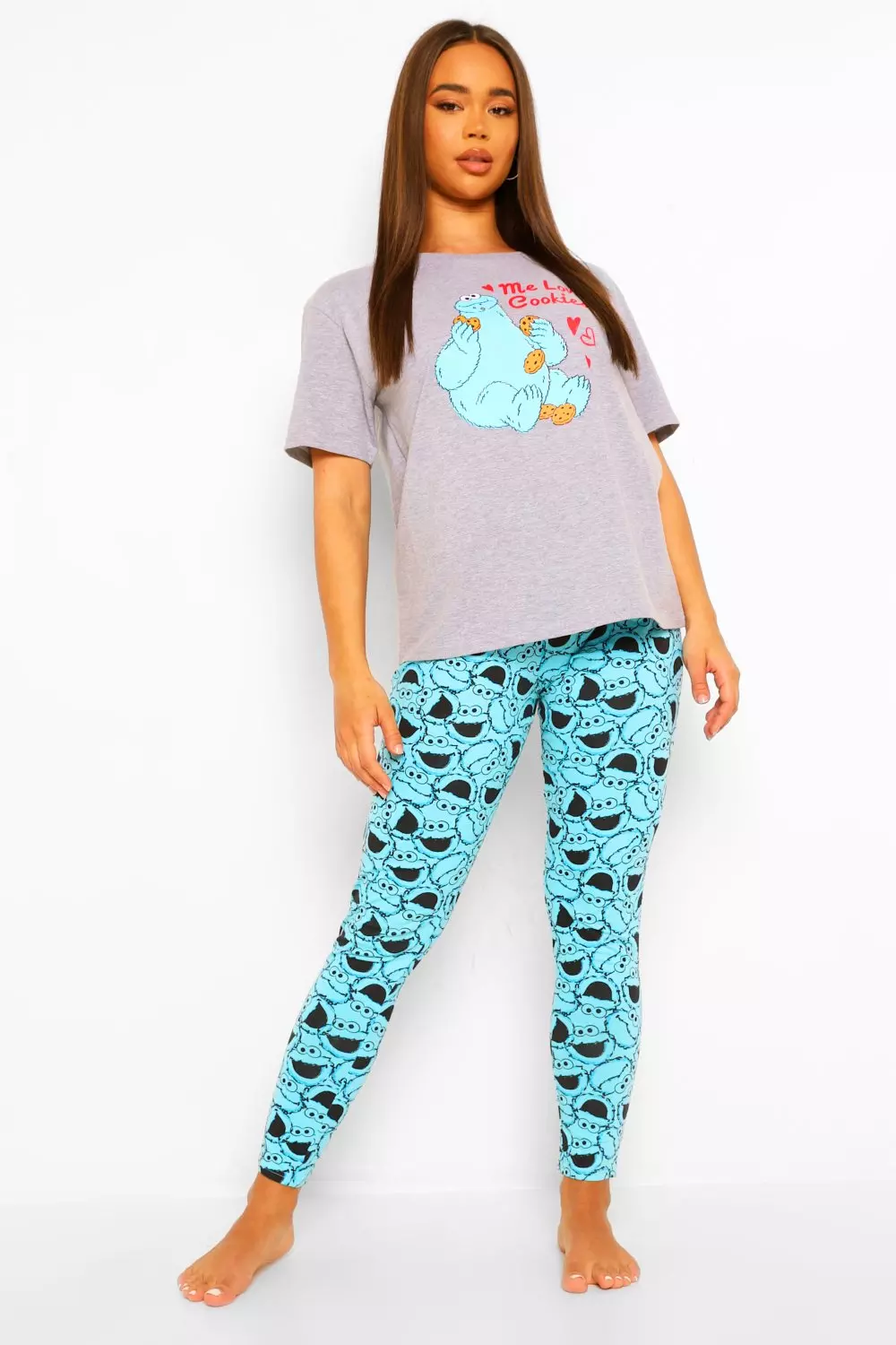 Cookie monster sleepwear hot sale