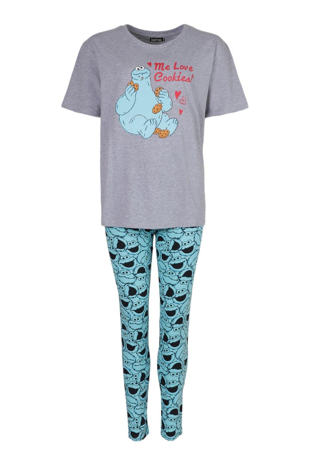 Ladies cookie 2024 monster pyjamas