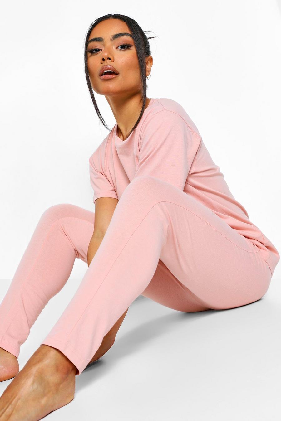 Leggings de pijama básicos - pieza intercambiable, Rosa pálido image number 1