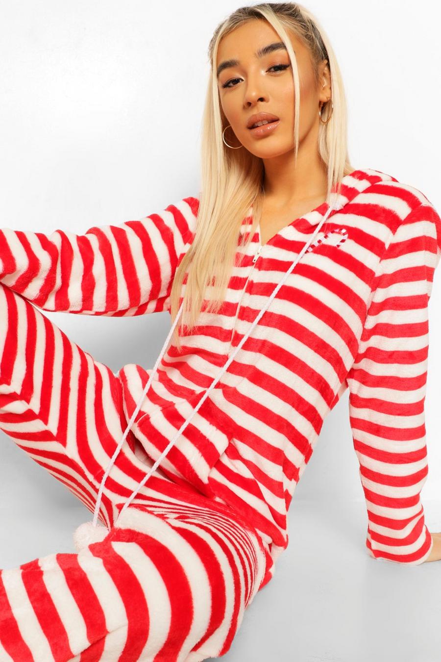 Red Candy Cane Onesie image number 1