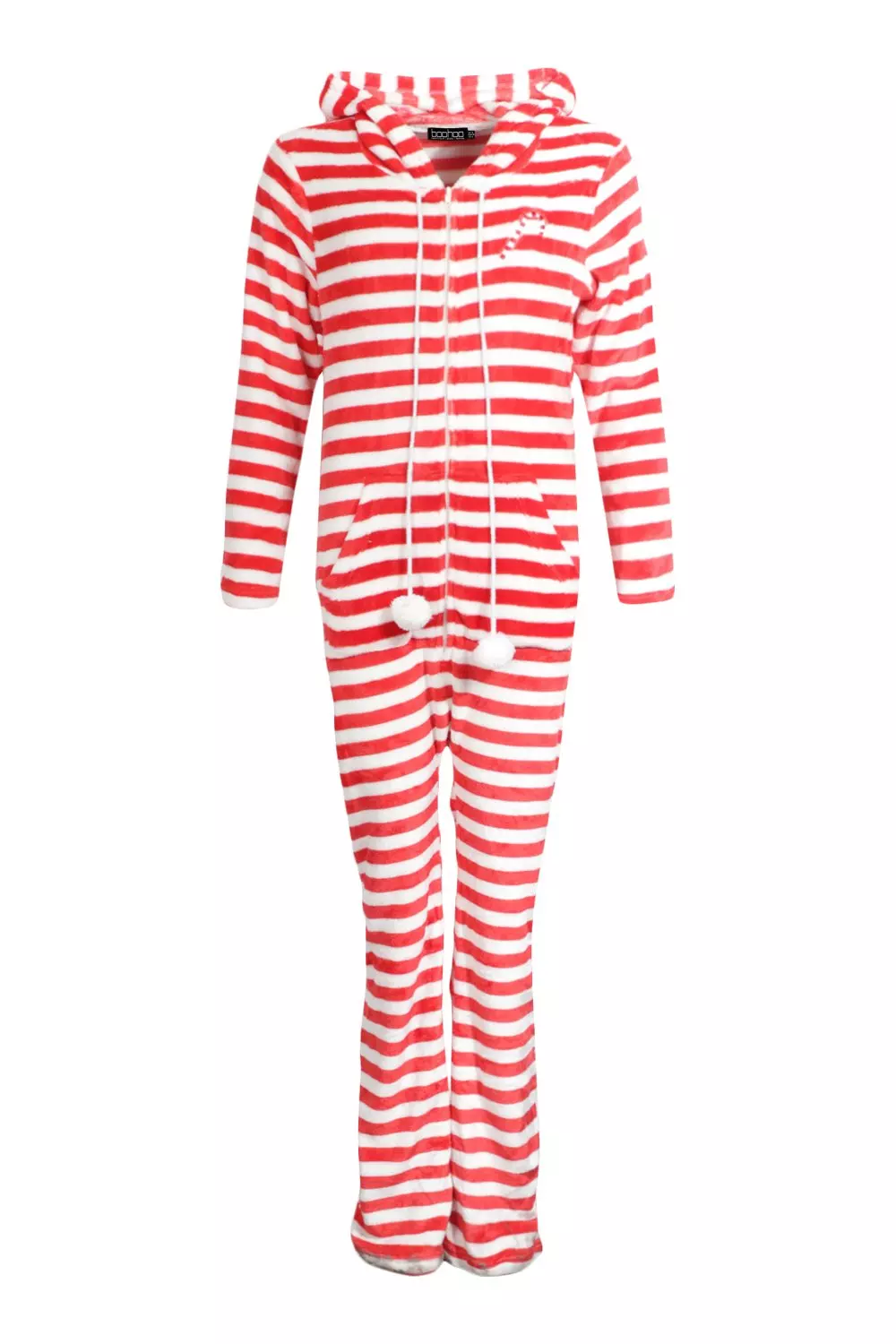 Candy cane onesie online pajamas