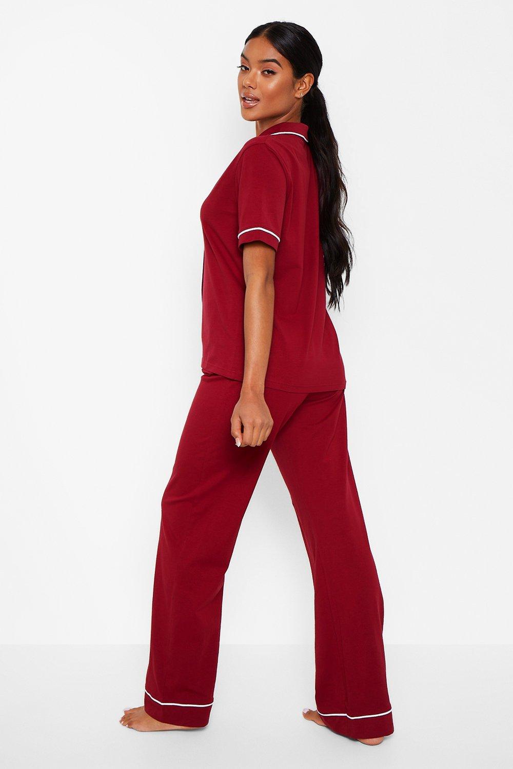 Short sleeve button through pyjamas hotsell