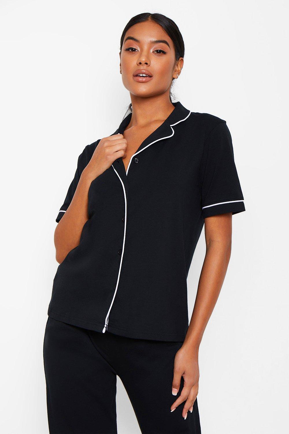 Short sleeve button through pyjamas new arrivals