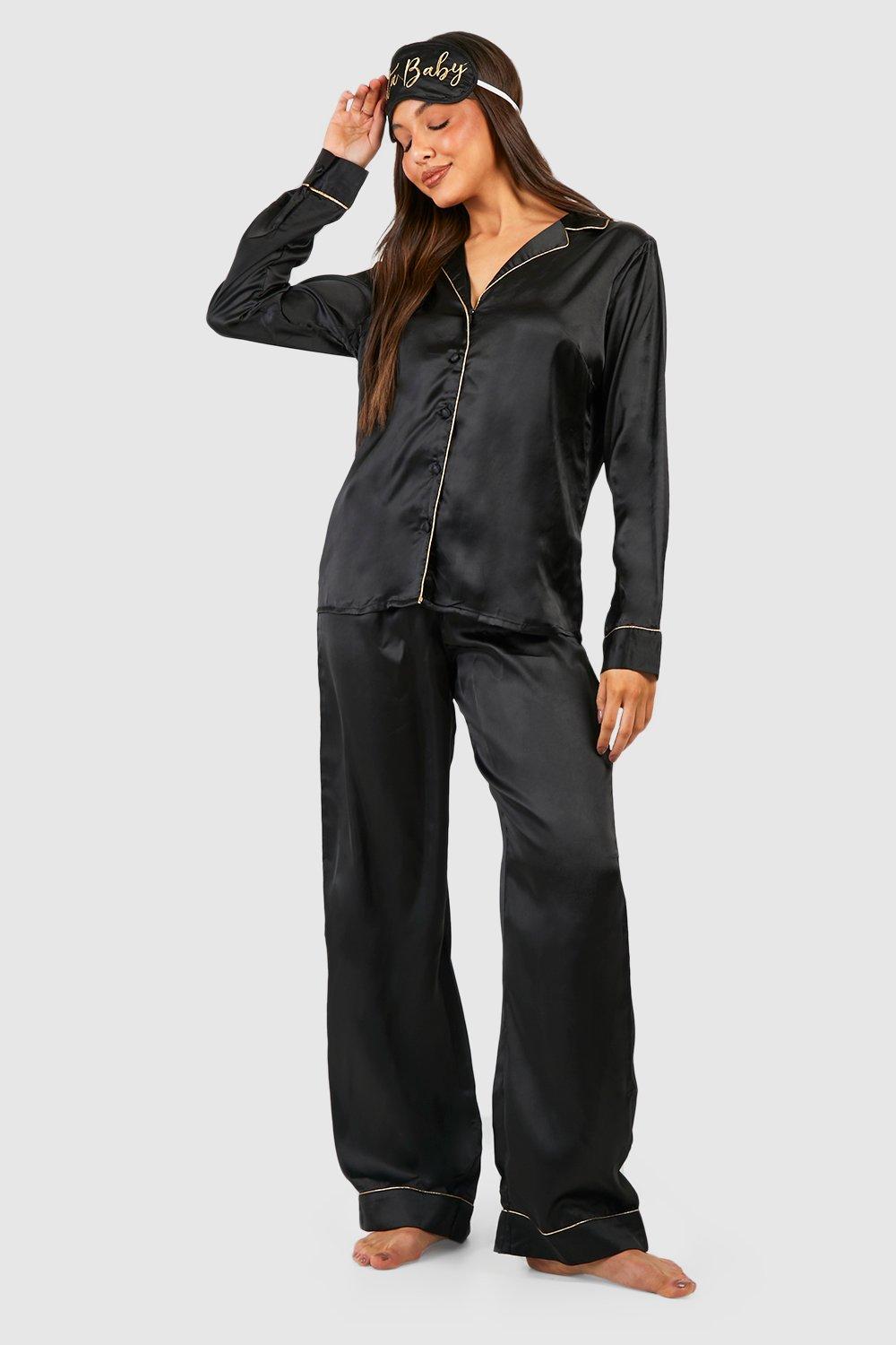 Pijamas de raso mujer invierno hot sale