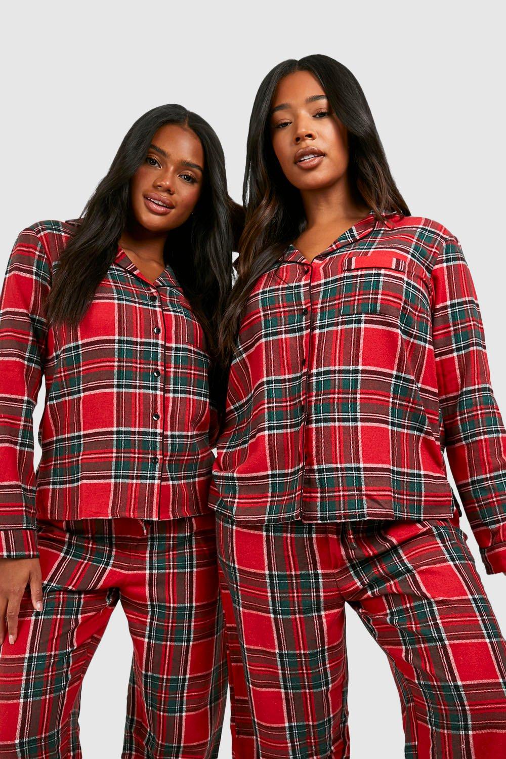 Red Plaid Flannel PJ Pants for Adults -  Canada