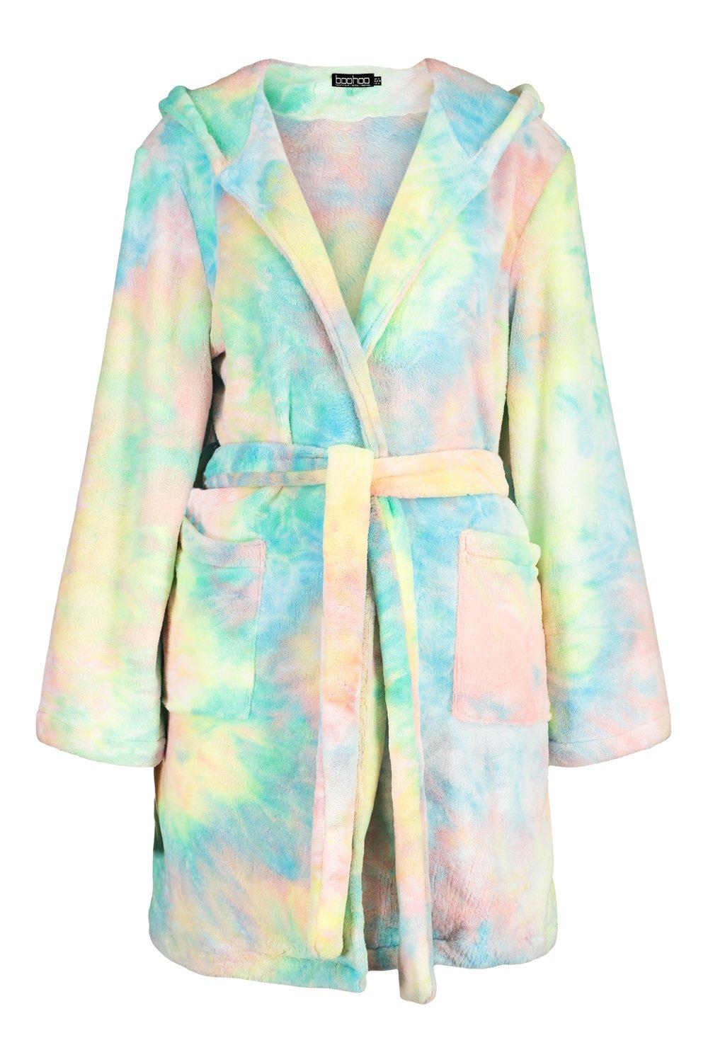 tie dye dressing gown