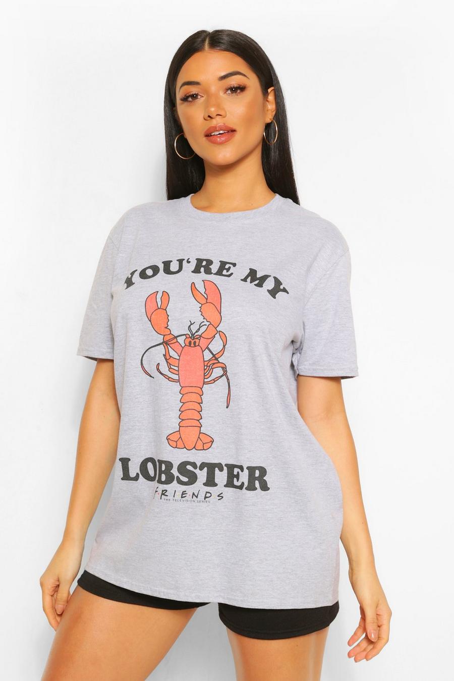 T-shirt officiel Friends 'Lobster', Grey
