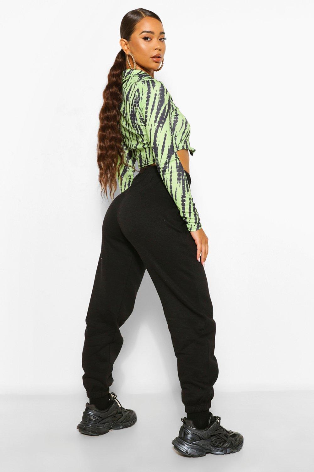 FALSO Ganar control desvanecerse lounge black joggers masa Hija