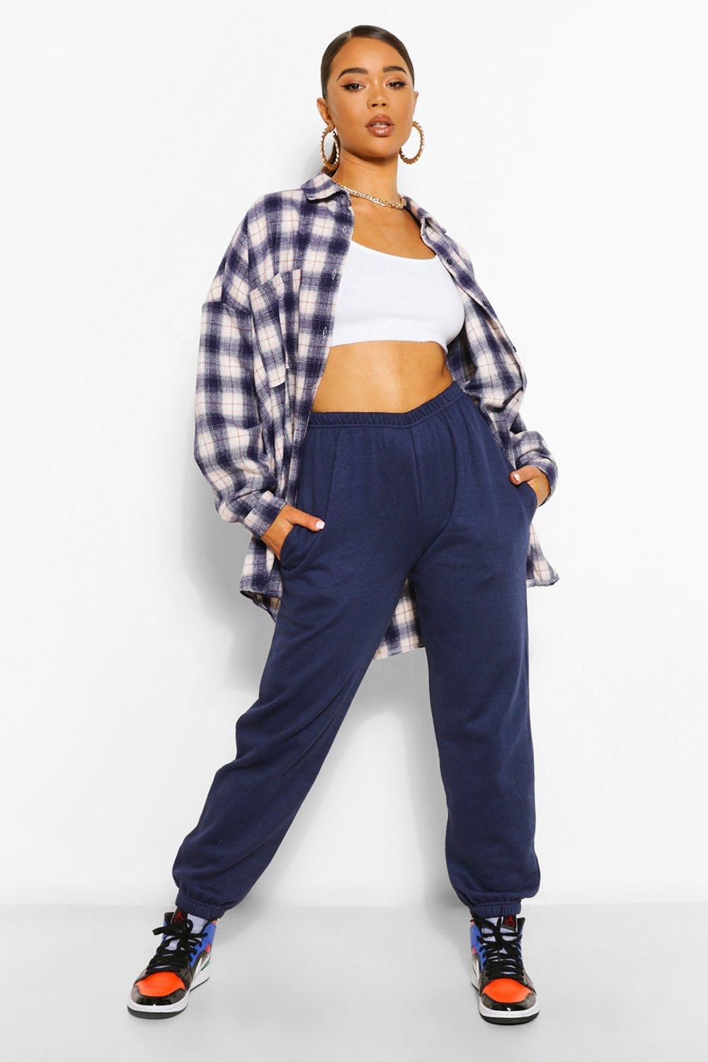 womens navy joggers uk