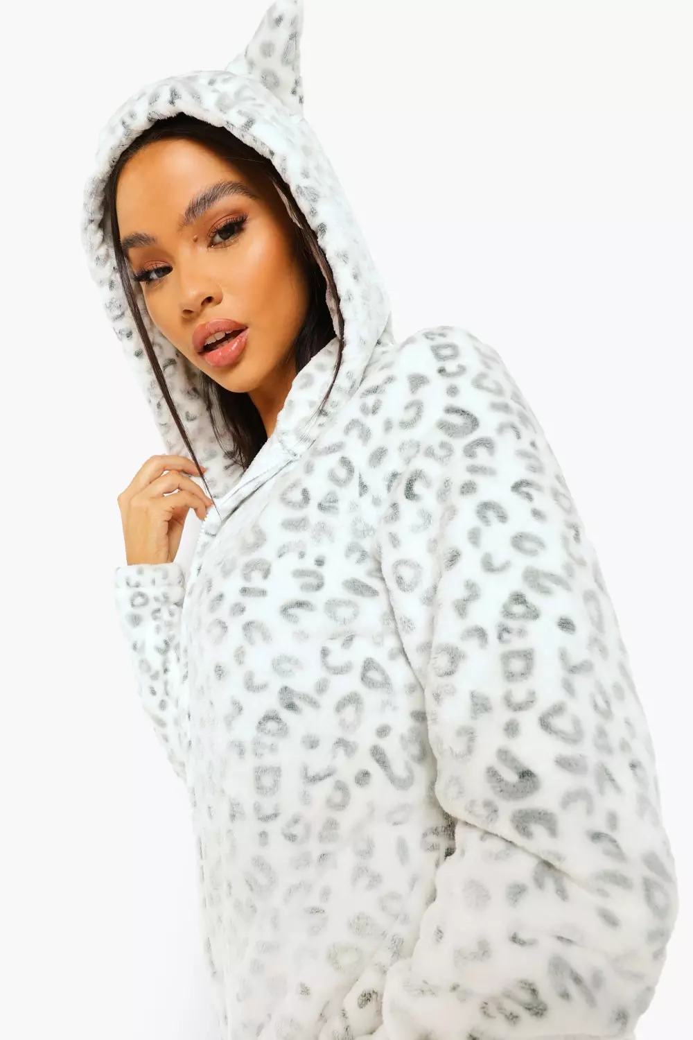 Snow leopard best sale onesie womens