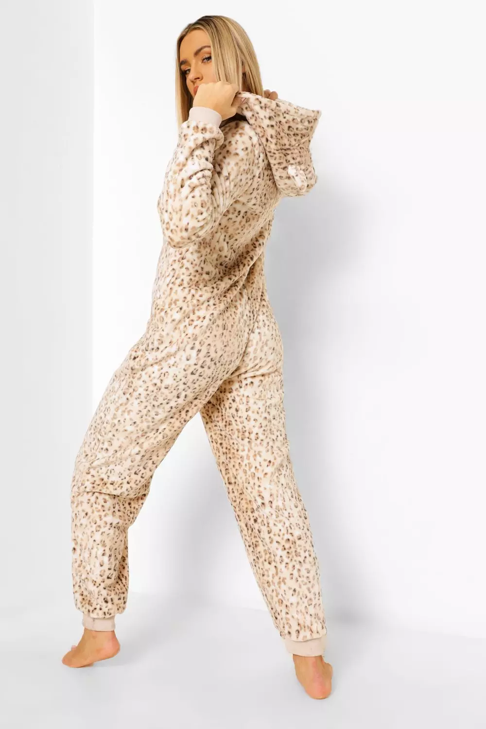 Leopard print best sale onesie womens