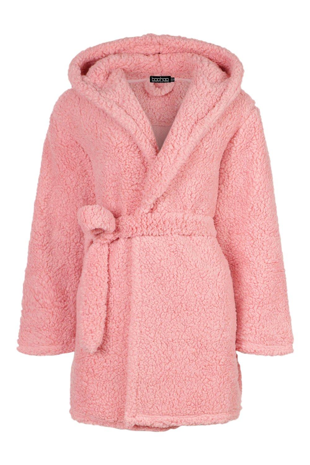 Boohoo pink shop robe