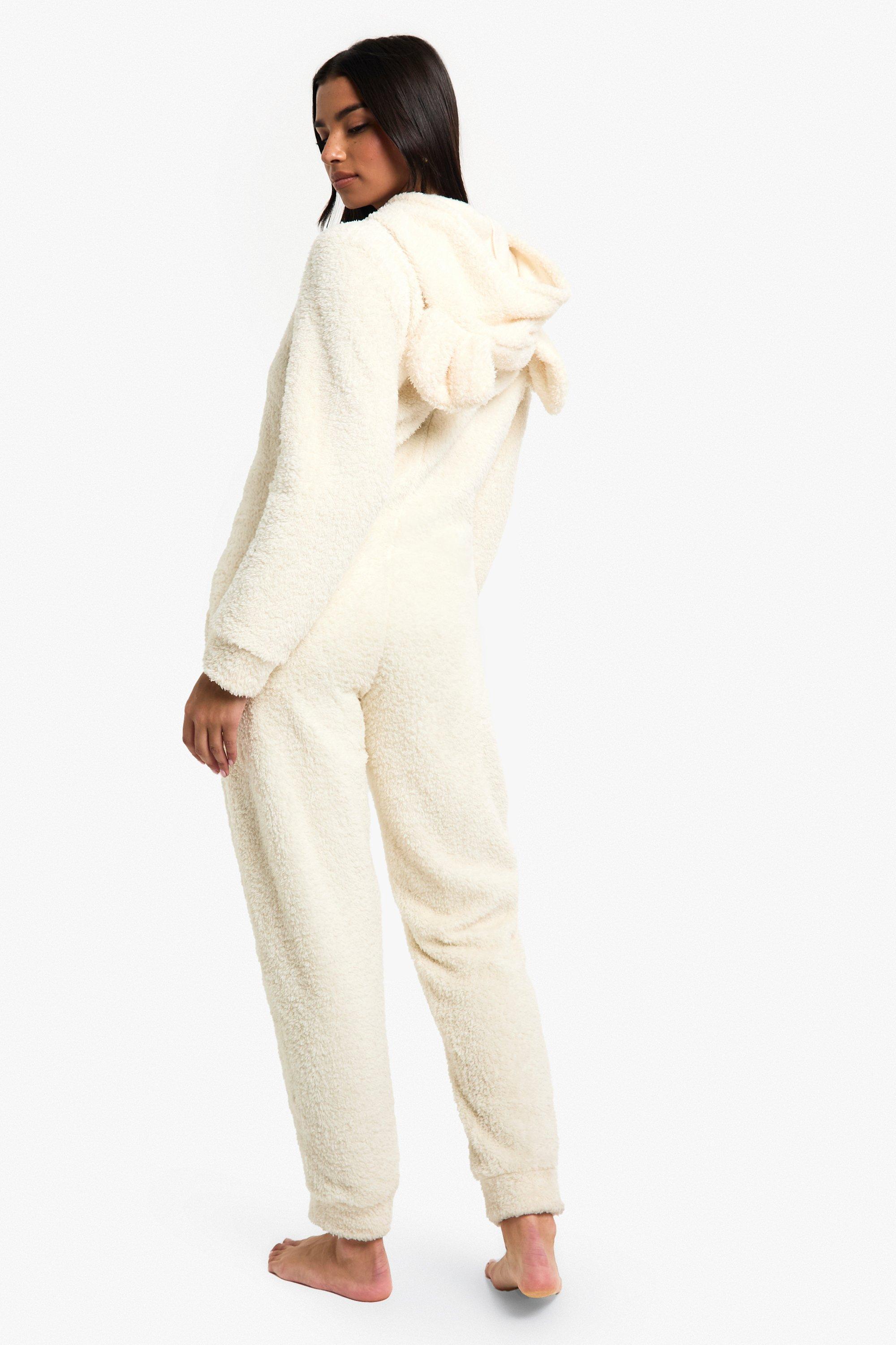 Women's Fleece Ear Onesie