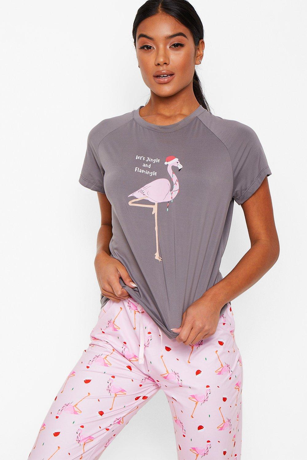 Flamingo store christmas pajamas