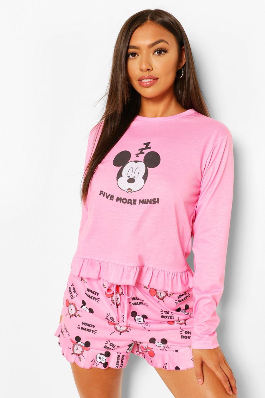 "Five More Mins" Pyjamasset med Disney-motiv och shorts image number 1
