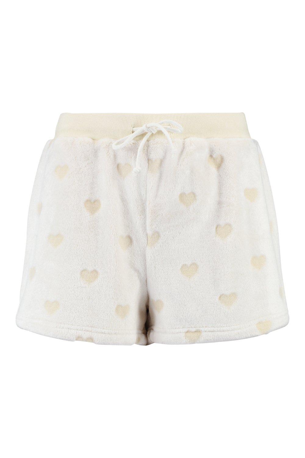 Burnout Heart Fleece PJ Bottoms