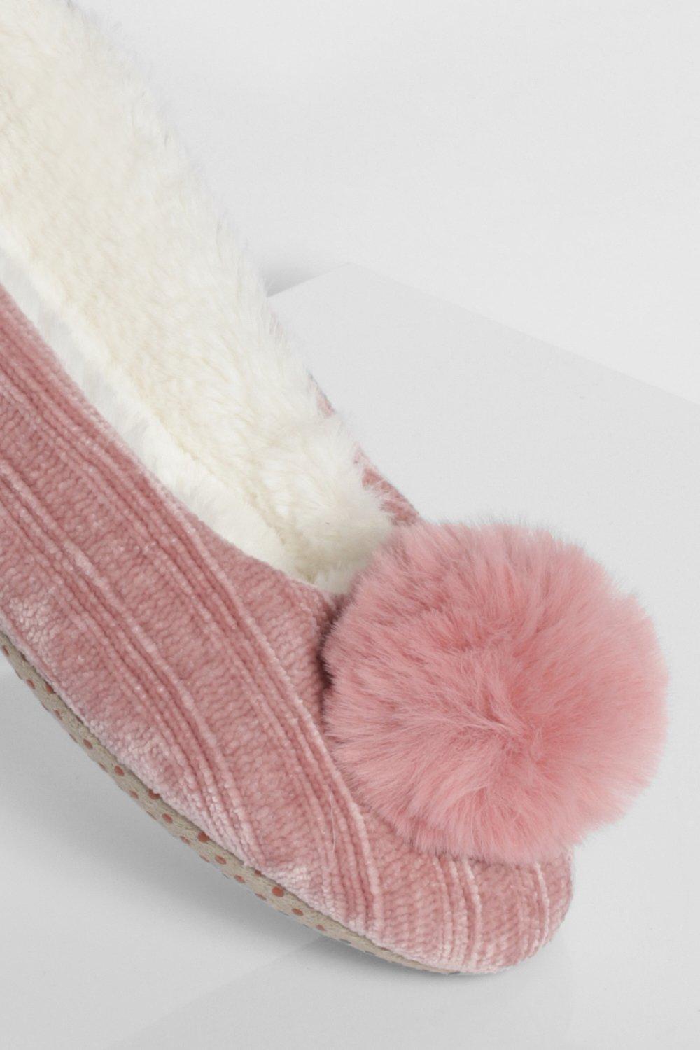 Pom pom best sale ballet slippers