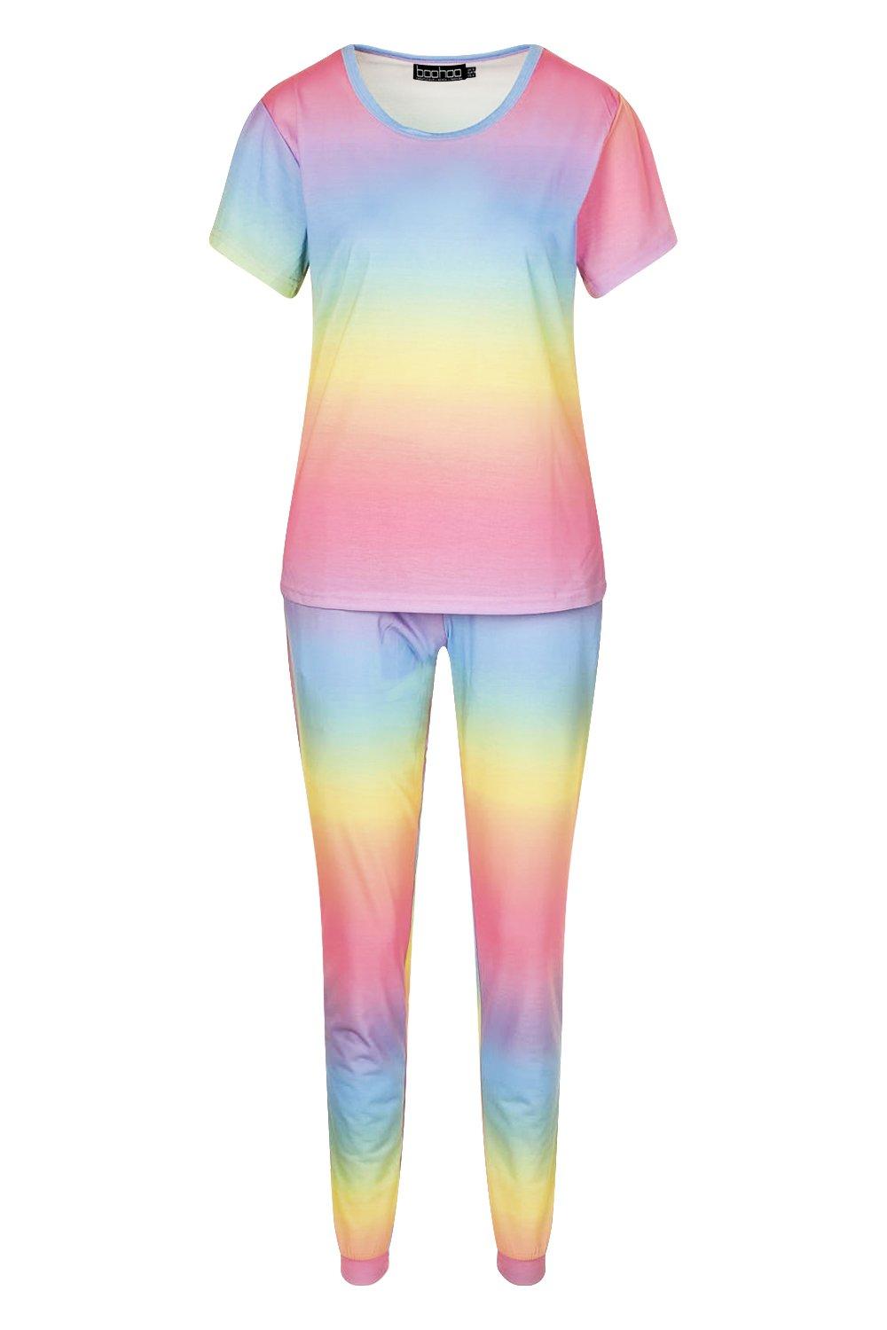 Boohoo rainbow store leggings