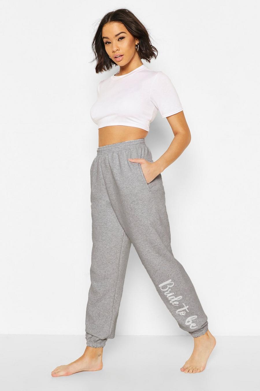 Grey Bride To Be Joggers image number 1