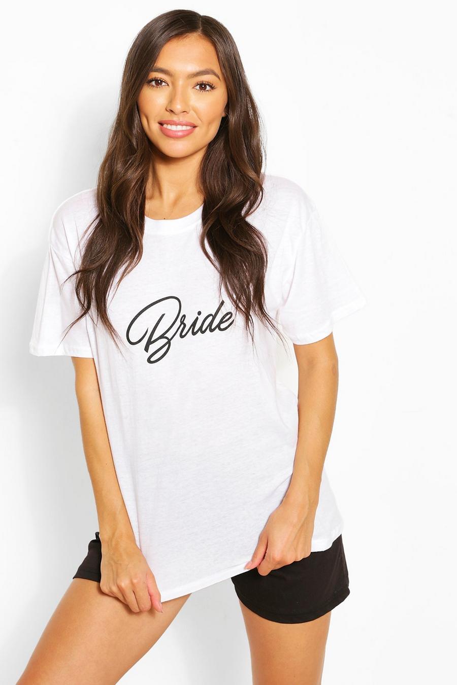 Camiseta de pijama con eslogan “Bride” Mix & Match image number 1
