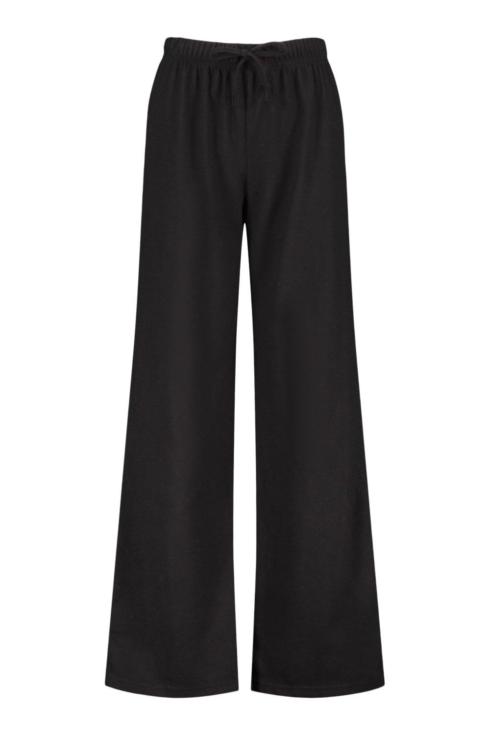 Black wide store leg lounge pants