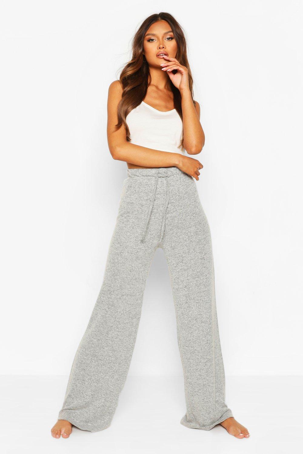 wide leg lounge pants womens