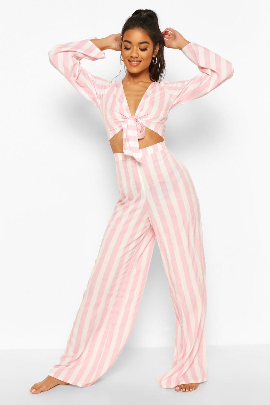Mix & Match Candy Stripe PJ Trousers image number 1