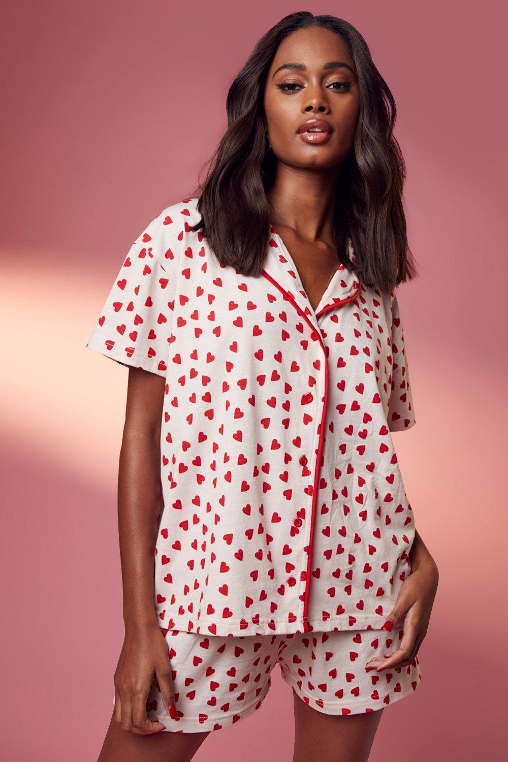 Heart discount pyjama set