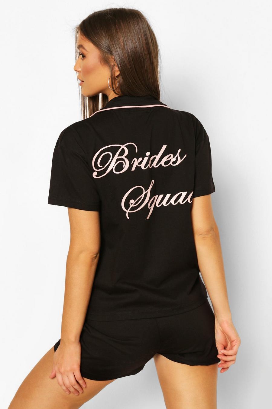 Brides Squad Jersey PJ Short Set image number 1