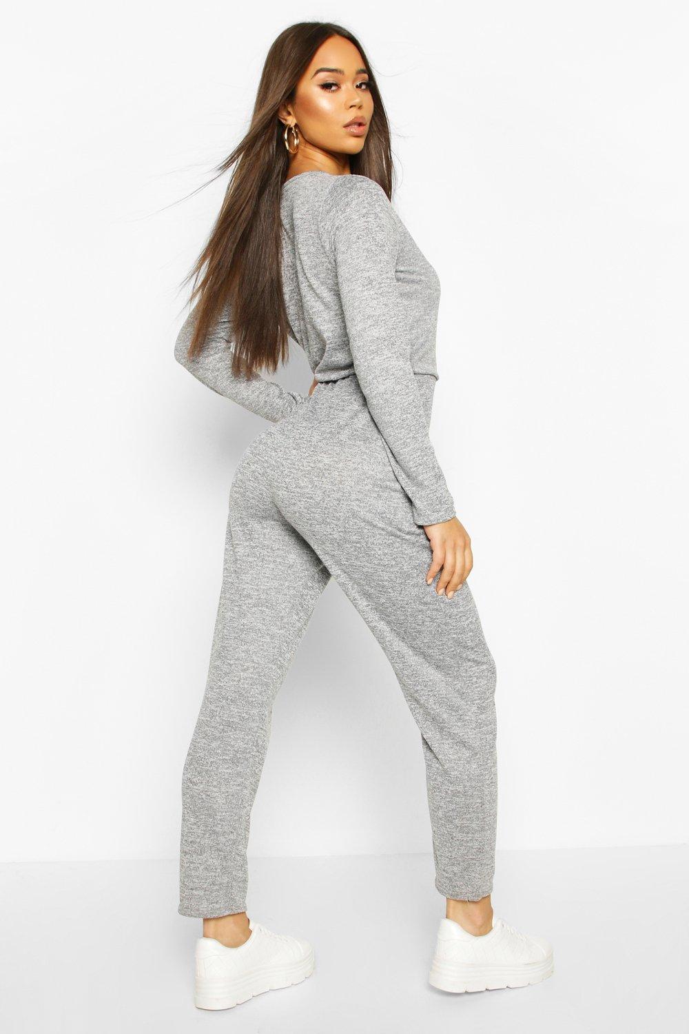 boohoo lounge jumpsuit