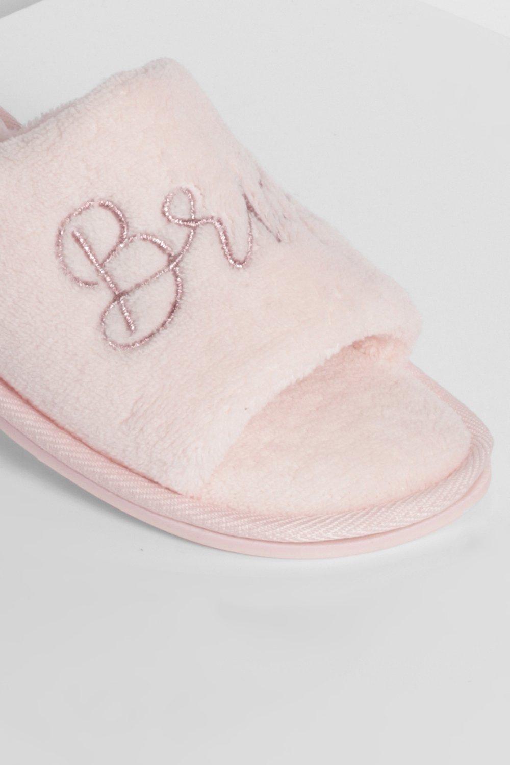 Pantofole con ricamo da sposa