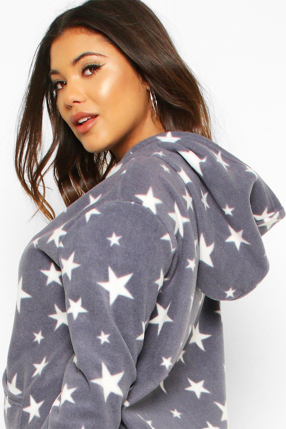fleece lounge hoodie