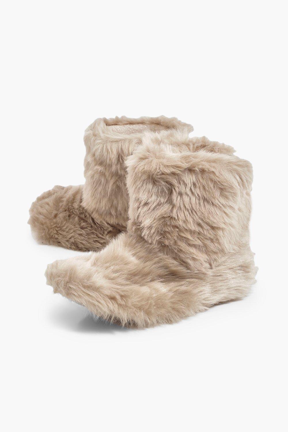 fur bootie