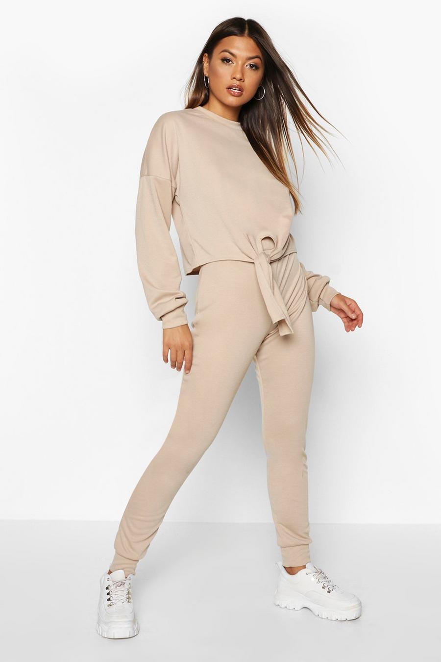 Stone Knot Front Loungewear Set image number 1