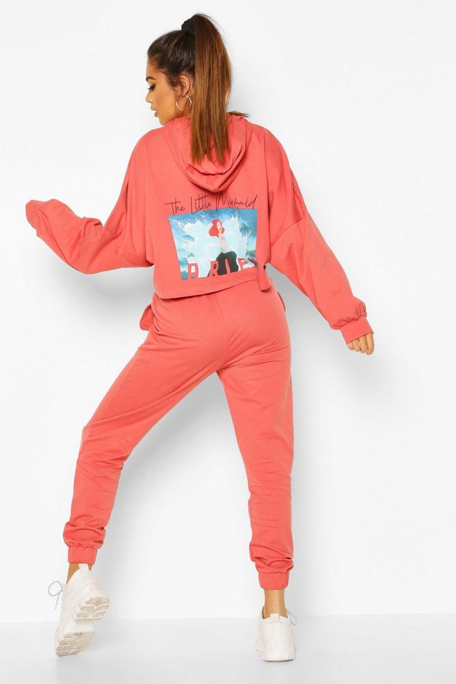 Disney Princess Loungewear-Set mit Kapuze, Blassrosa pink image number 1