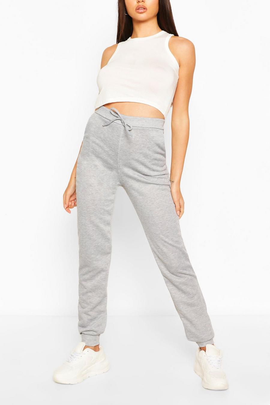 Grey marl Basic Jersey Joggers image number 1