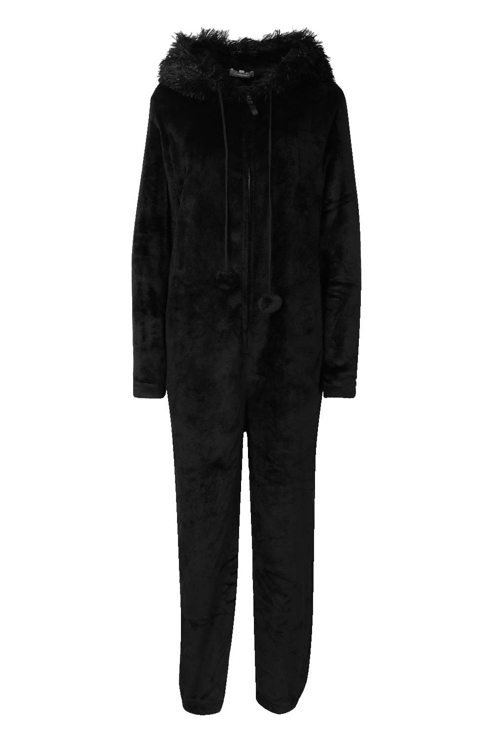 Black cat jumpsuit clearance