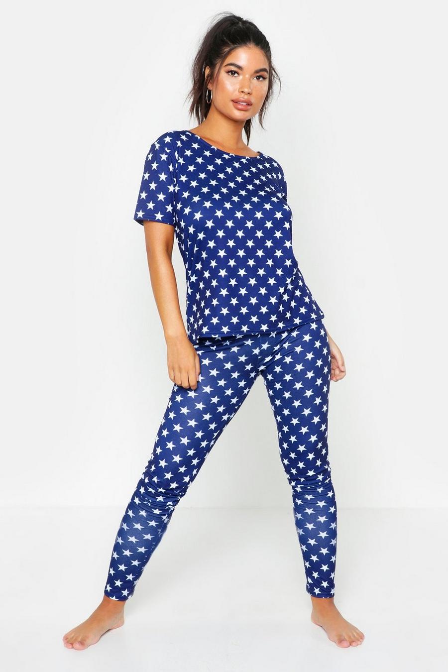 Conjunto de pijama con estampado de estrellas image number 1