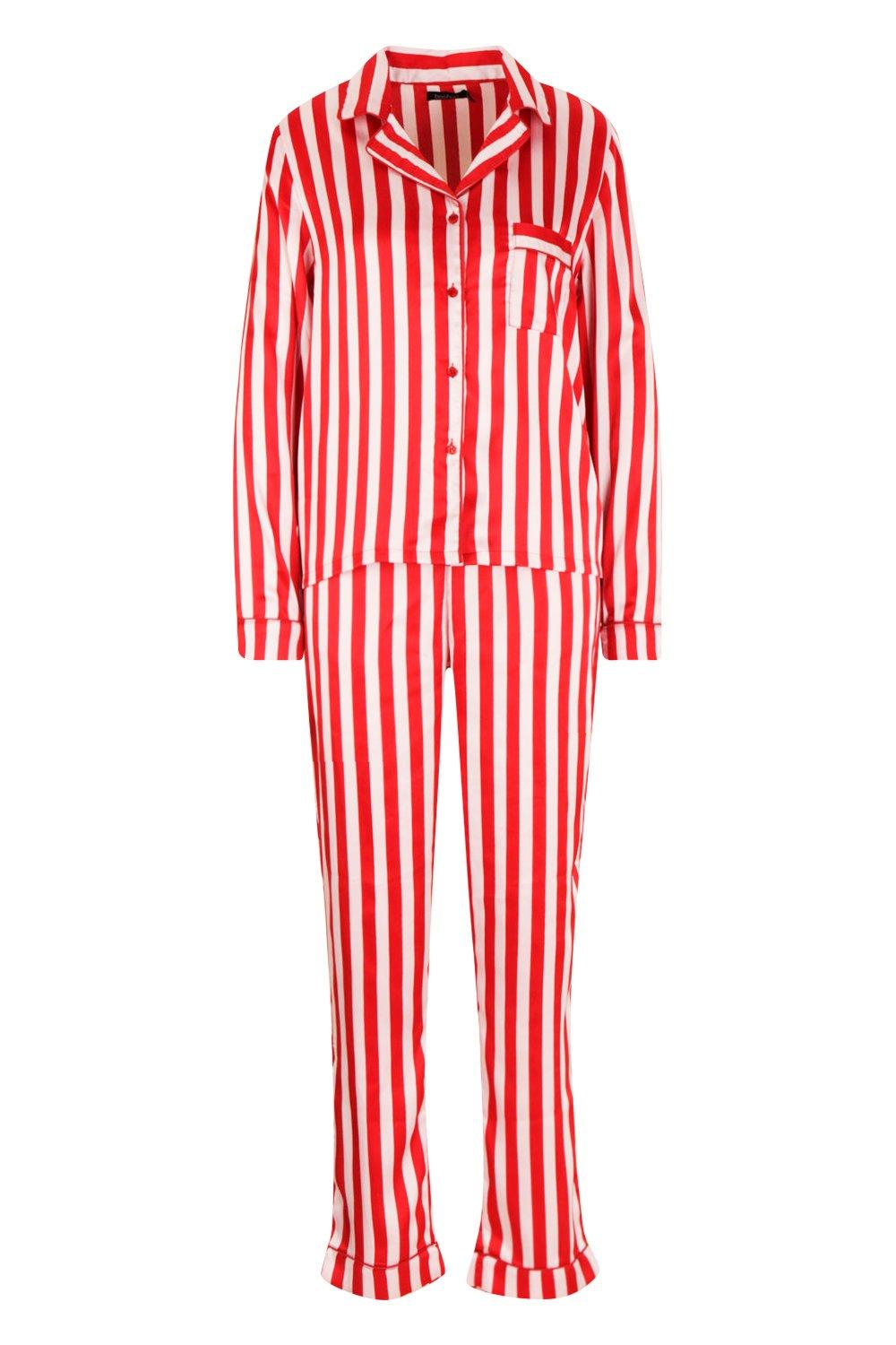 Ensemble garçon blanc et rouge rayé – LB Pyjama