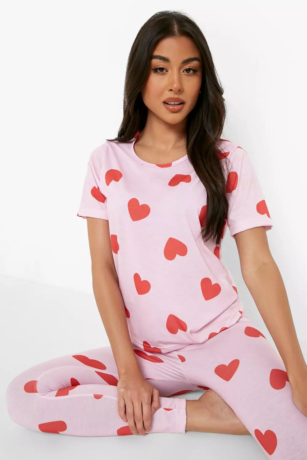 Boohoo heart pjs new arrivals